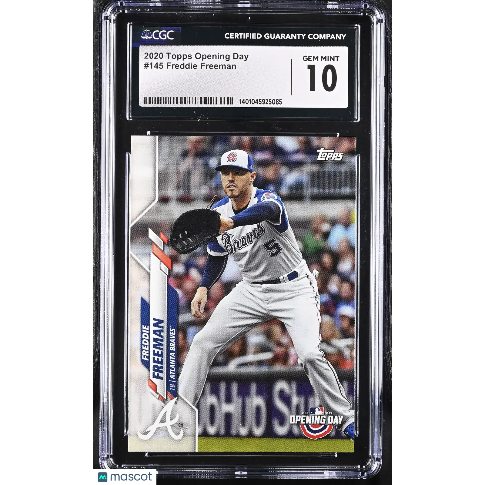 Freddie Freeman CGC 2020 Opening Day #145 Baseball 10