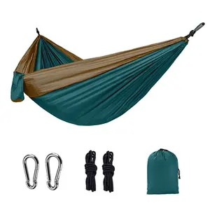 Ultralight Outdoor Hammock Portable Camping Hammock Parachute Cloth Double Hammock For Camping Backyard Patio And Outdoor Leisure