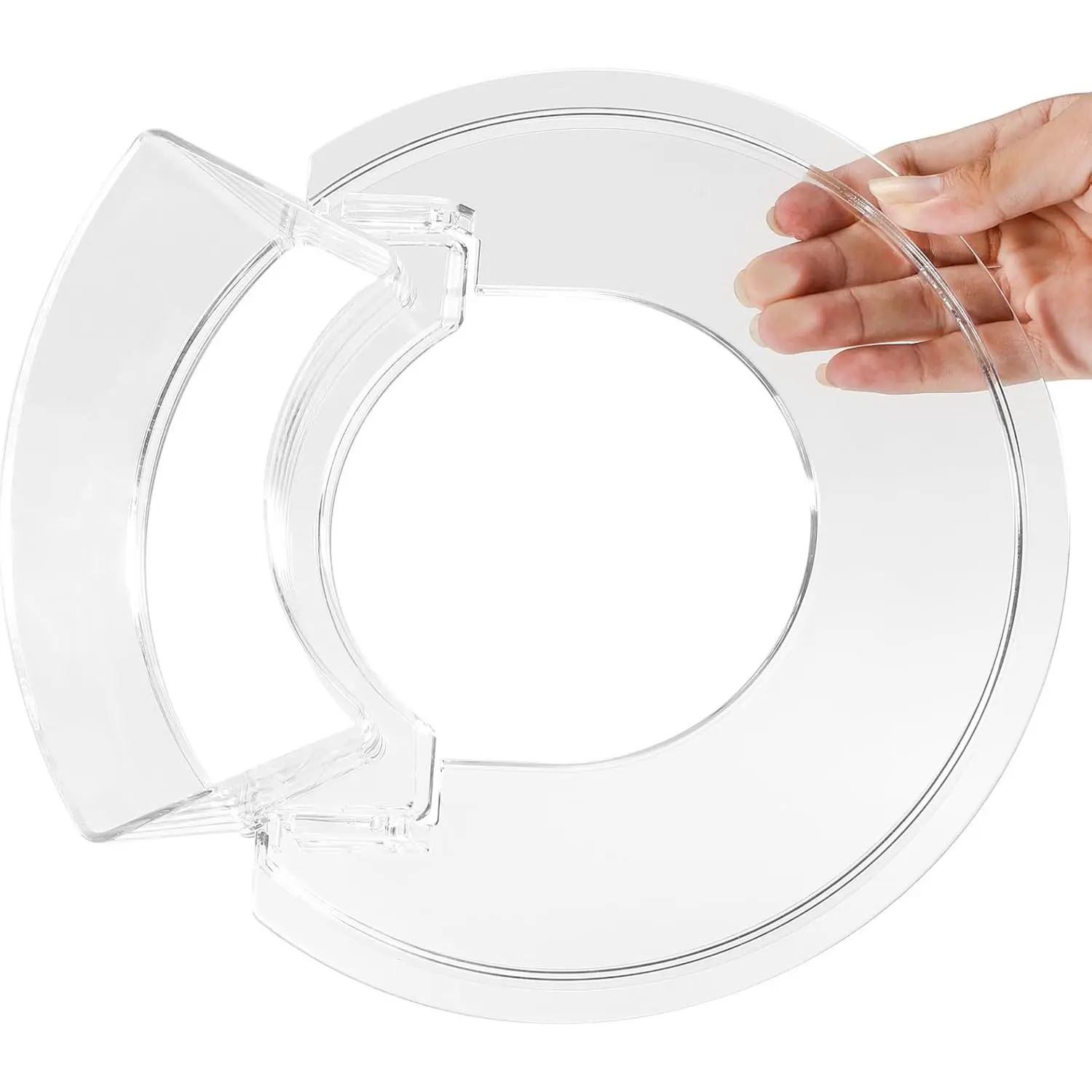 Pouring Shield for - Splash Guard with Removable Pouring Chute for  5.5-7 Quart Bowl-Lift Stand Mixer