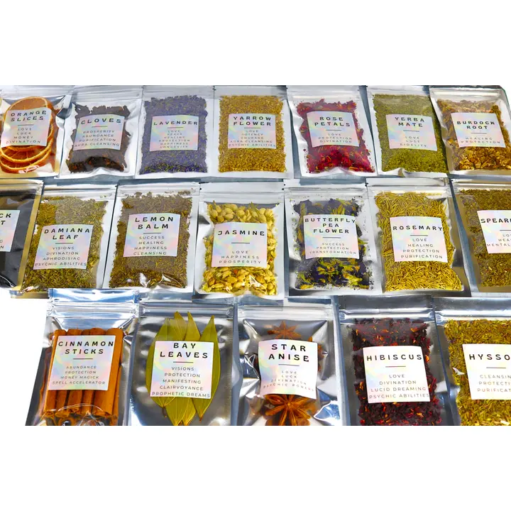 Beginner Herb kit • 50 herbs • Apothecary Dried herbs