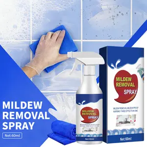 Stubborn Mold Stain Cleaner Kit 60ml - Multi-Surface Remover Spray, Deep Clean for Bathroom Surfaces savior couple shopping bathtub makeover quality cleaner toilet poder á cido