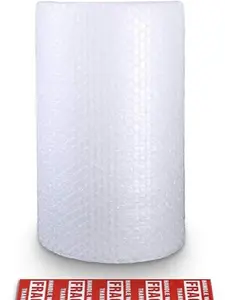 Bubble Cushioning Wrap Rolls, 3/16" x 12" x 15' ft Total, Perforated Every 12" for Packaging, Shipping, Mailing