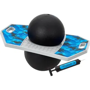 Pogo Trick Ball for Kids, Bounce Board for Boys and Girls Ages 6+, Up to 160 lbs, Includes Pump, Easy to Carry Handle, Durable Plastic Deck Indoor, Outdoor Toy Pogo Jumper,