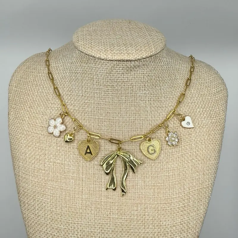 Customized Charm Necklace by Charmed by Leah