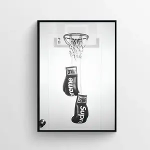 [sale Up To 35%] Hypebeast Boxing Poster, Black And White Poster, Gift Poster, Sport Poster Room Aesthetic Poster Art Decor Print