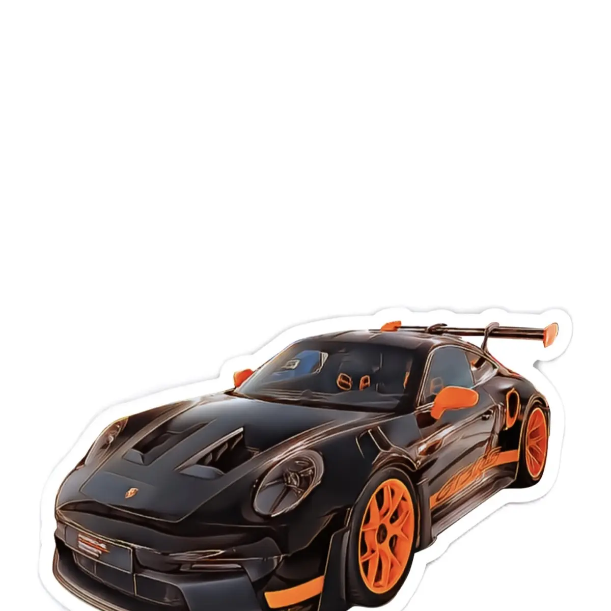 Porsche 992 GT3RS Sticker