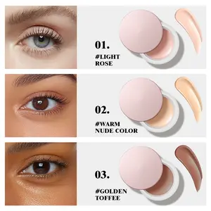 MooGlamor Mild Eye Brightening Concealer Long Lasting Makeup Waterproof Sweatproof Smooth Matte Moisturizing Foundation Natural Beauty Cosmetic
