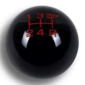 JDM 58mm Round FCK Fast Manual Gear Stick Shift Knob Lever Shifter for 5 6 Speed