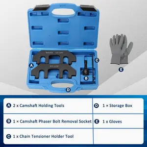 3031248 Camshaft Holding Tool Kit with Tension Tool  Includes 3031530 Chain Tensioner Holder  Cam Holder, Engine Timing Alignment Tool Set, Compatible with 3.5L 3.7L 4L Lincoln Mercury Vehicles