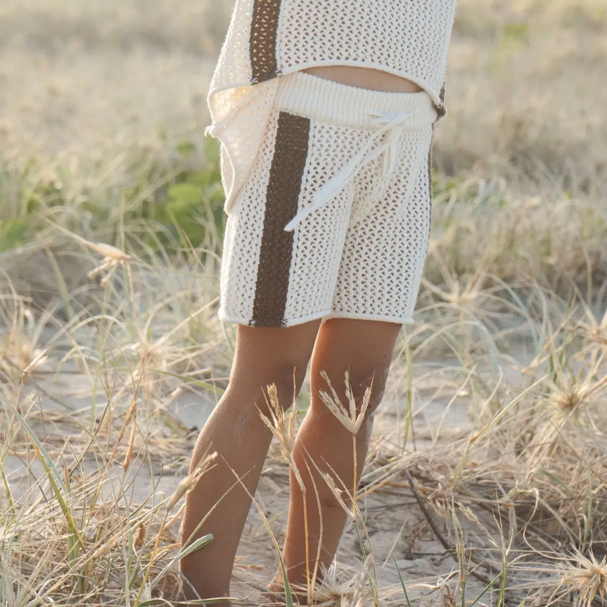 Crochet Shorts - Coconut
