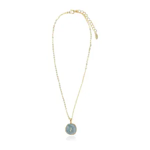 Vintage Havana Esmerelda Pendant w/ Chain