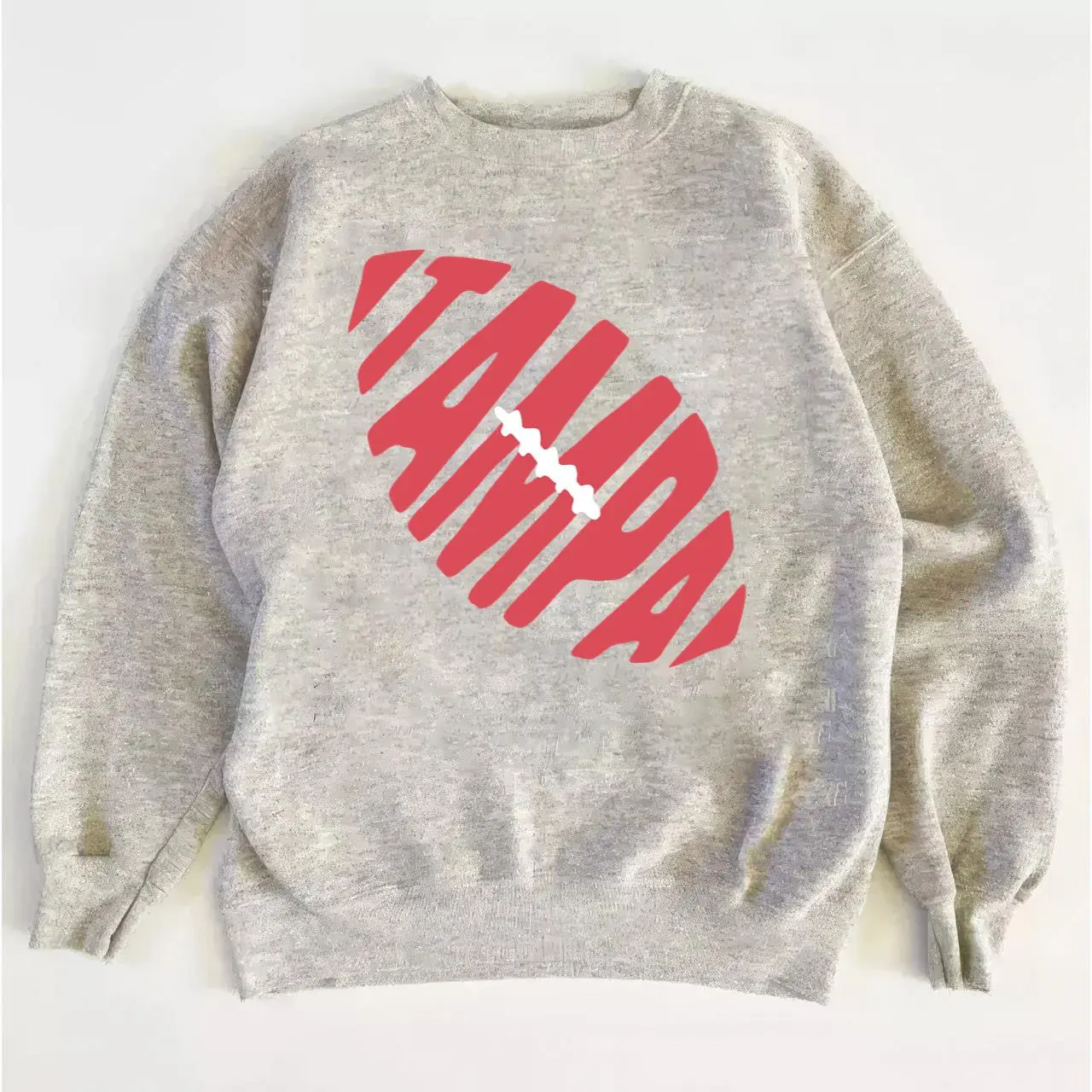 Tampa Bay Retro Football Sweatshirt, Unisex Game Day Crewneck Fan Shirt