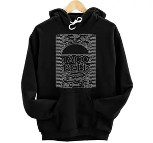 Taco Bell Taco with Logo Soundwave Pullover Hoodie