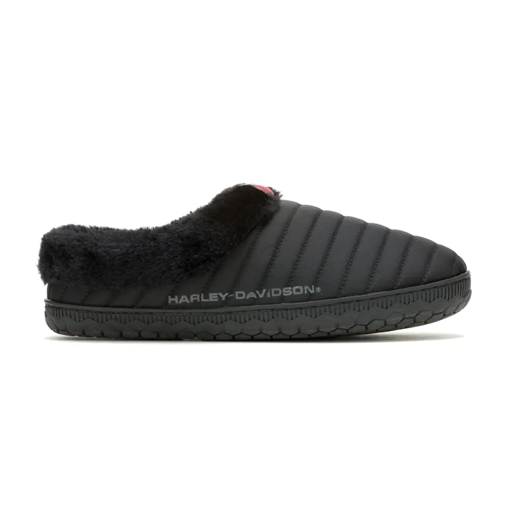 Harley-Davidson Footwear Mens Cosgrove Scuff Casual Slippers Casual - Black