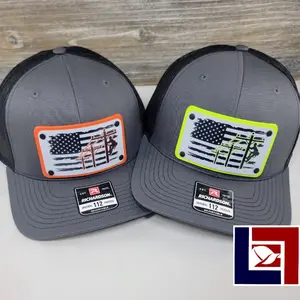 Lineman Custom Leather Patch Snapback Hat