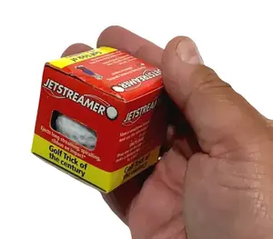 JETSTREAMER GOLF BALL PRANK Explodes Paper Streamer Gag Joke Funny Gift Jet Toy