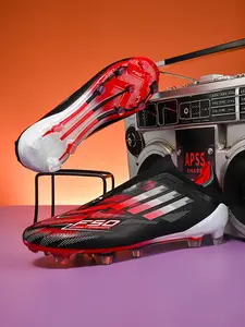 European Cup F50 Football Shoes for Men Women Teens Students, Striped Sporty Training Sneakers, All Seasons Wear