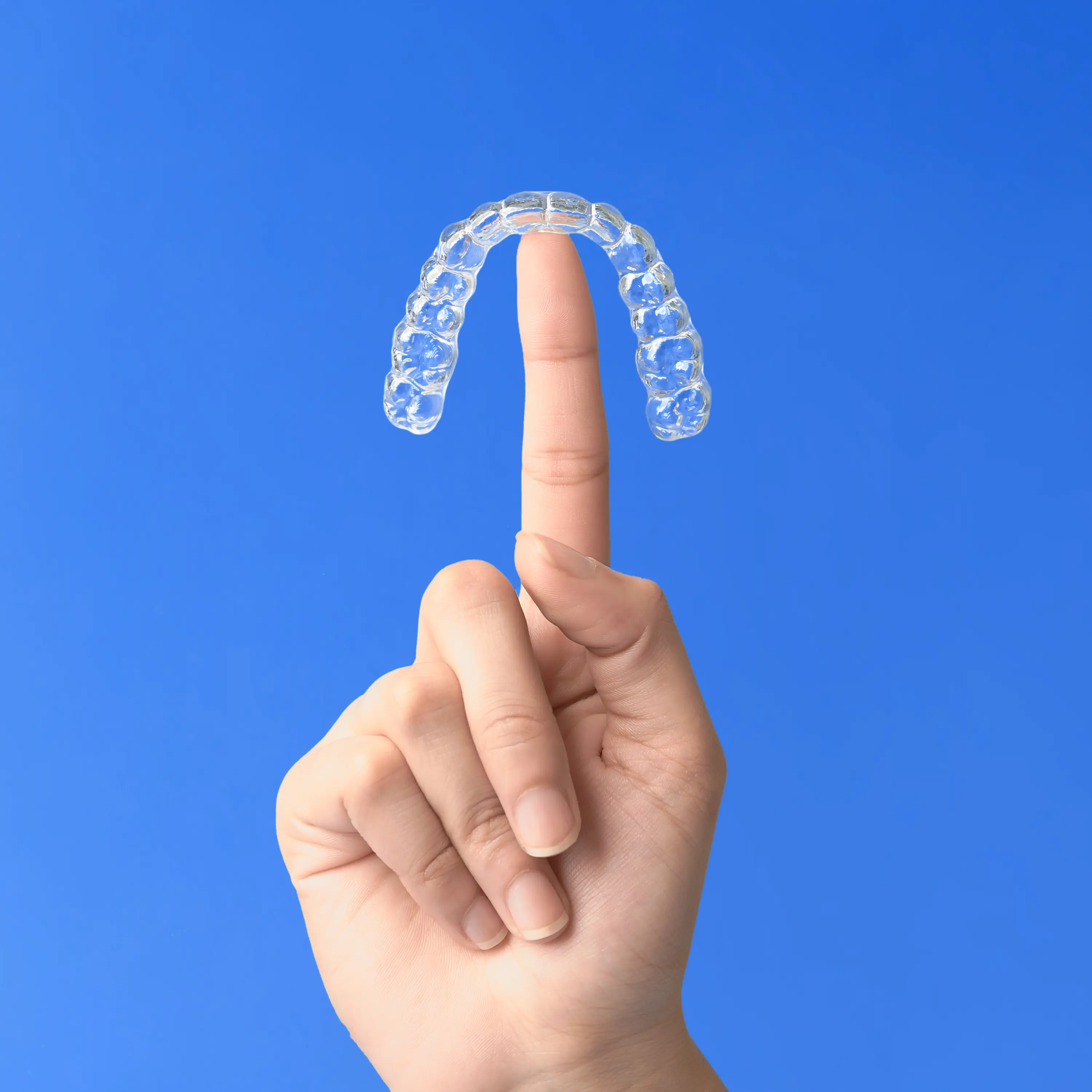 ALIGNERCO Hybrid Night Guards for Bruxism Custom Fit Dual Arch Teeth Grinding Protection BPA-free Medical-grade Plastic Soft Interior Hard Exterior Dual-layered Sleep Guards for Mild & Heavy Grinders