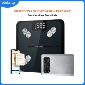 Etekcity Food Nutrition Scale & Body Weight Scale Bundle Healthcare Fitness Accurate Weighing Vesync App, Bundle Set, Valentinesday Gift