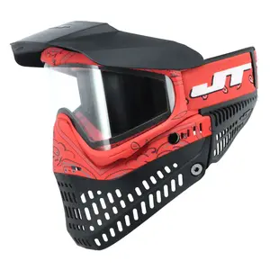 JT Proflex Mask - SE Bandana Goggle - w/Clear Lens - Red