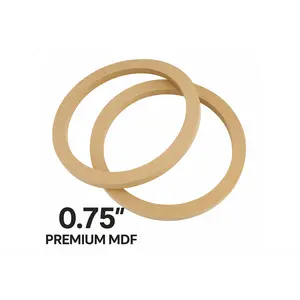 12 in Premium MDF" Subwoofer Spacer Ring - Premium MDF 3/4 Inch Thick Material