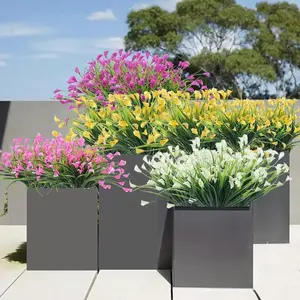 Artificial Calla Lily, Faux Flower, UV Resistant Fake Flower, Decorative Flowers for Indoor & Outdoor Home Porch Garden, Fruit, Plastic Flowers