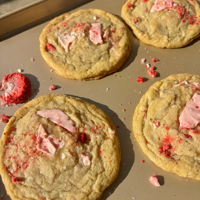 Strawberry Milkshake Cookies - Packs of 2