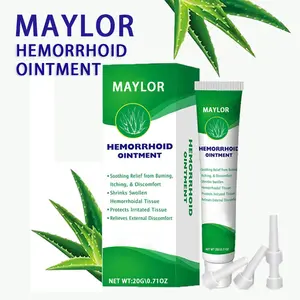 MAYLOR Organic Aloe Hemorrhoid Cream Gel - Relieves body glaze,Fast Relief for Pain, Swelling & Itching, Moisturizing, Gentle Soothing Care for Sensitive Skin & Natural Healing