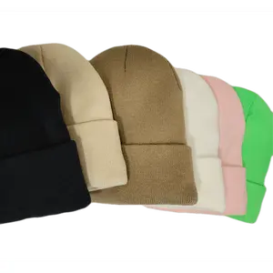 Satin lined knit beanie