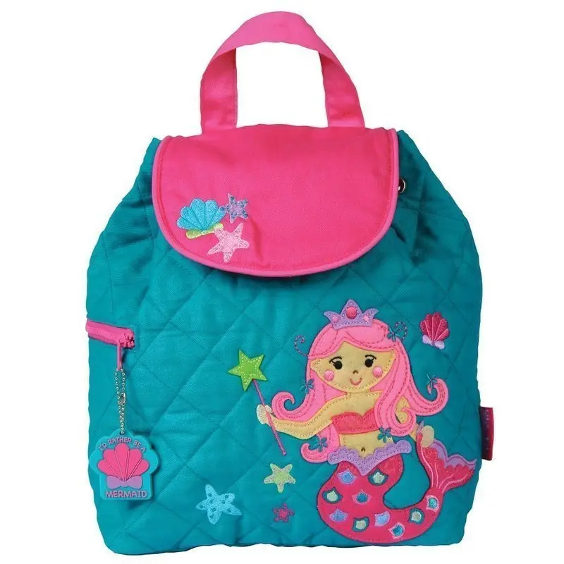 Mermaid Quilted Backpack - Functional Backpack for Kids