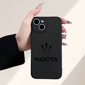 Anti-Drop Phone Case with Nocta Letter Arrow Pattern, Soft Tpu Shockproof Cover for iPhone 15/15 Plus/15 Pro/15 Pro Max/11-16 Promax Accessories