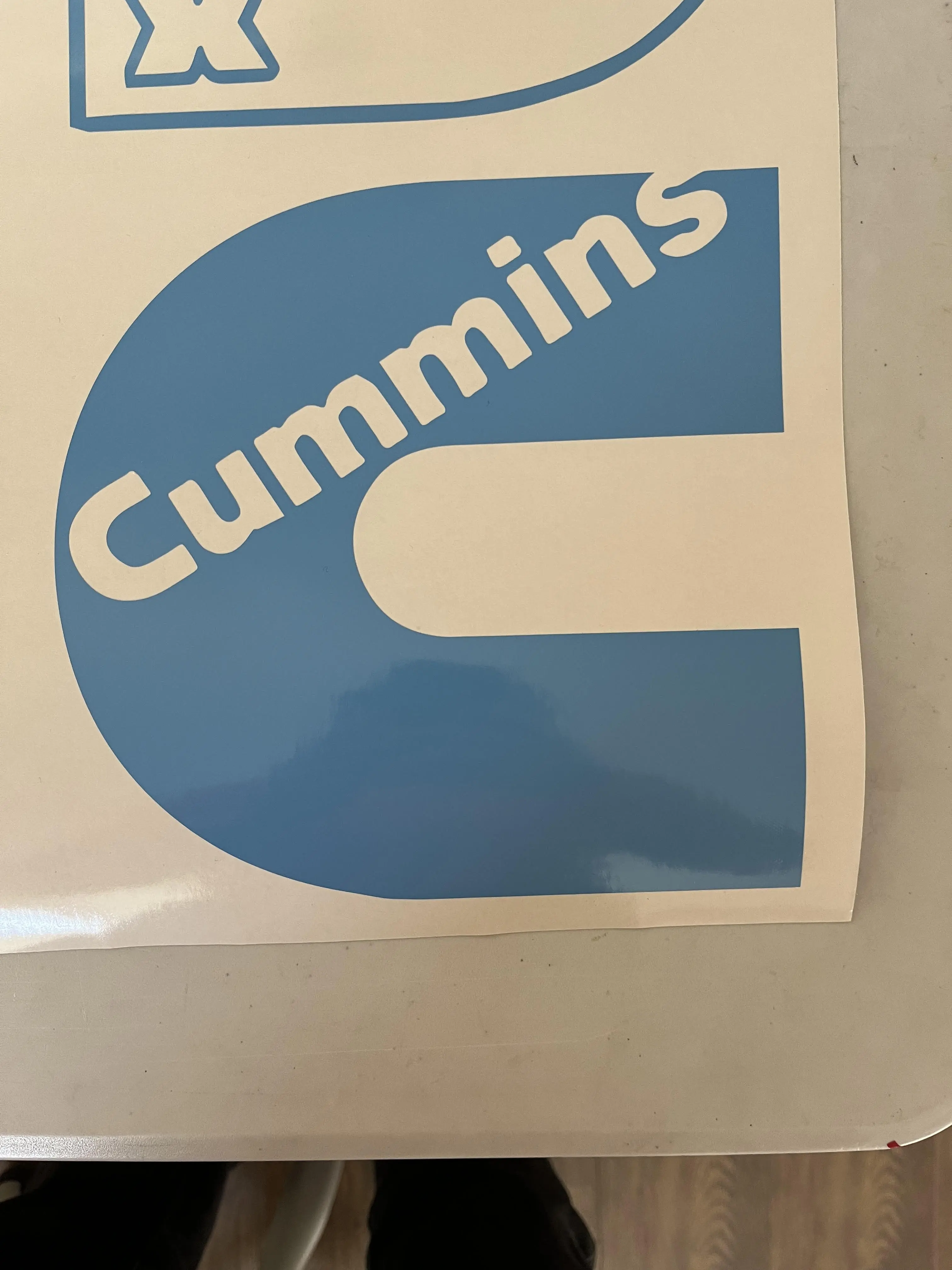 CUMMINS Logo Vinyl Decal
