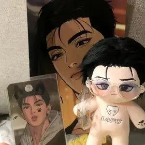 JINX:Kim Dan Joo Jaekyung Male BL Handsome Boy Plush Doll Cotton Stuffed Nude Body Dress Up Clothes Plushies Toys Mascot 20cm