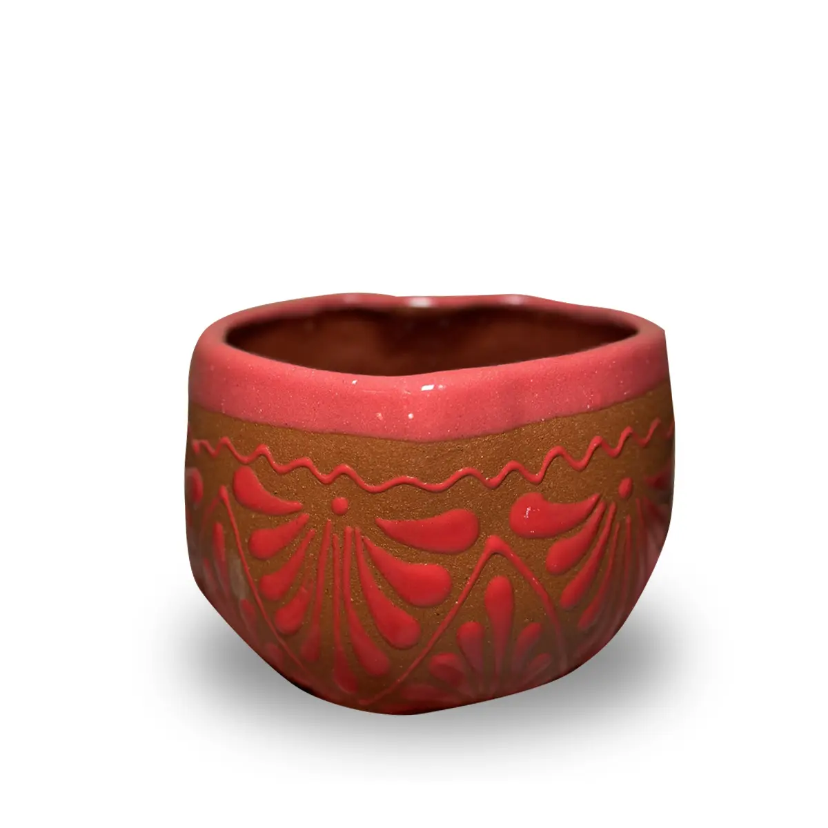 Handmade heart cup