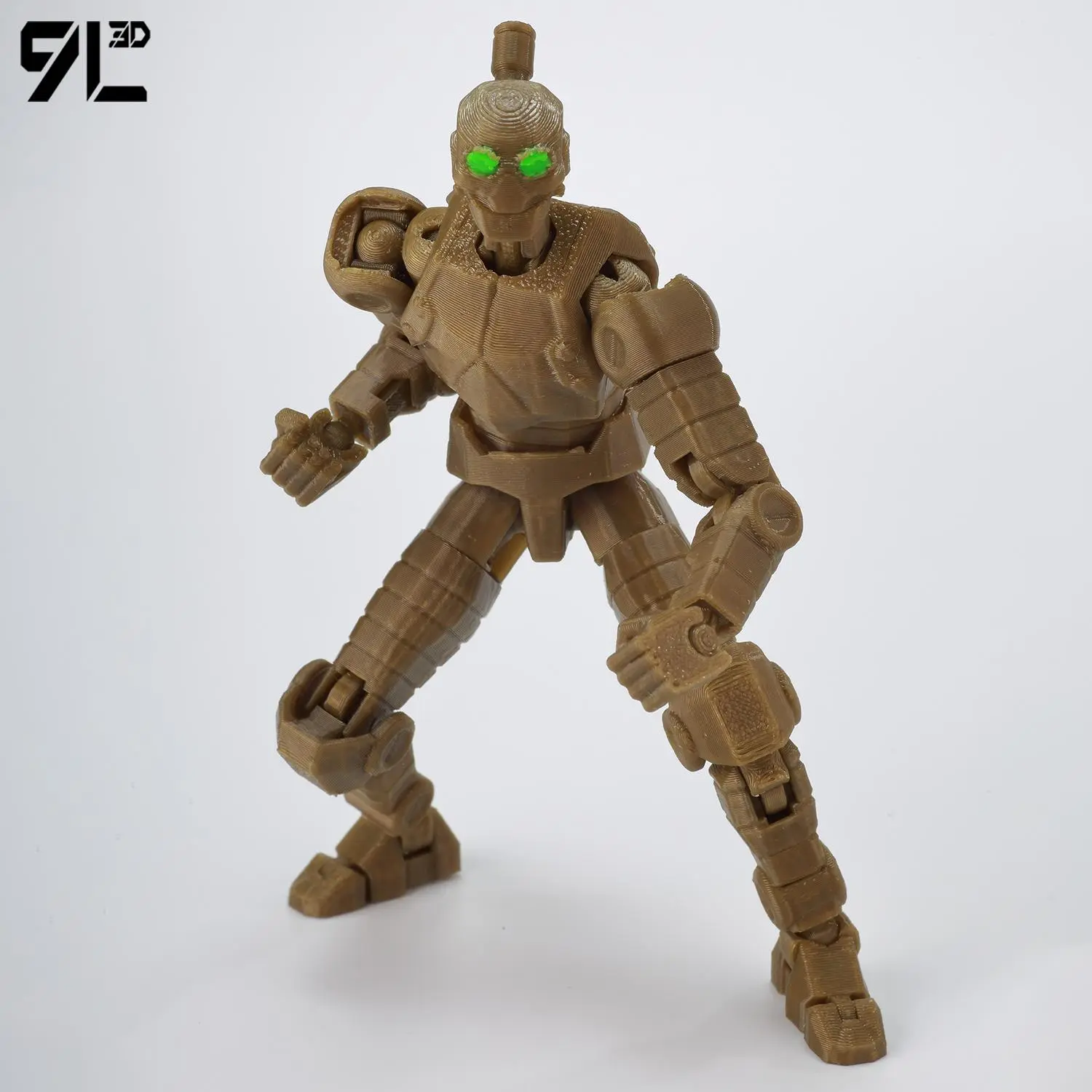 Articulating Figurines, 5.5-Inch Posable Mechanical Toy in Durable PETG for Kids & Artists, Collectible Model with Interchangeable Parts & Free Accessories, Multi Jointed Collectible