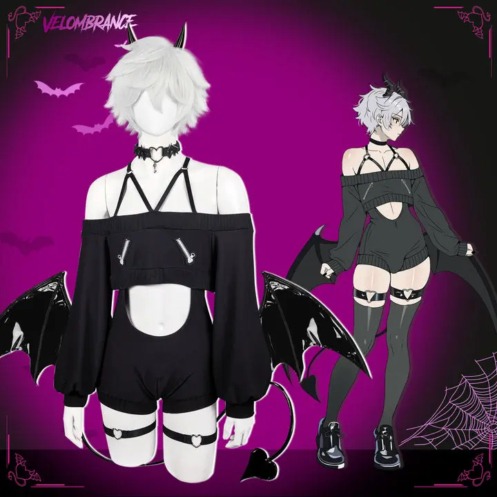 KORURACLUB  Halloween Spooky Demon Knit Set (6-Piece Set) AS70