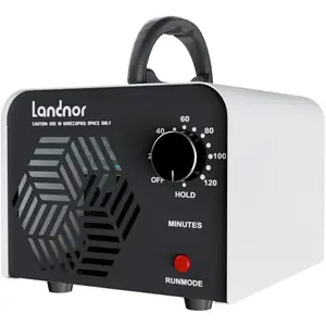 Generator 90,000mg/h for Up to 6,000 Sq Ft, HighCapacity Commercial Ozone Machine with Timer, Portable Purifier Deodorizer for, Basement, Smoke, Pets,, Office