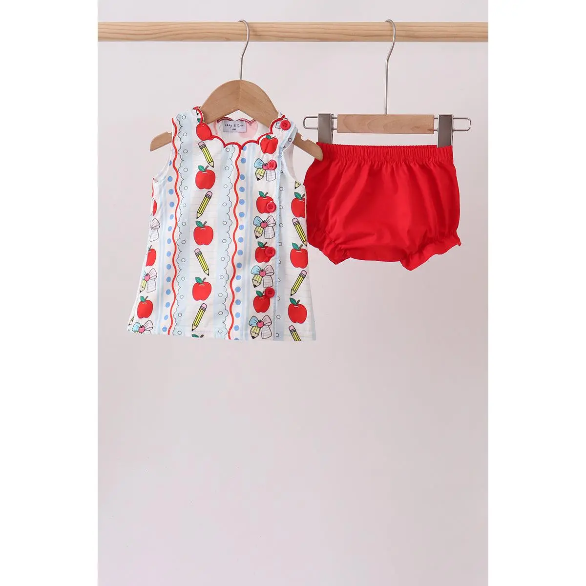 Red Apple Pencil Bloomer Set