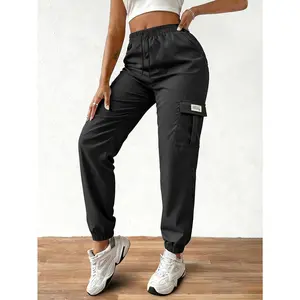 Women's  Cargo Pants - Ultra-Lightweight All-Purpose Trousers Adjustable Smart Waist | Military-Grade Flap Pockets (Multi-pocket Design) Office/Hiking/Commute Ready | Wrinkle-Proof & Water-Resistant