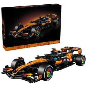 NEW Technical 42228 1675PCS 1:8 Orange MCL39 Sports Car Building Blocks MOC Sports Car DIY Assembly Model Set Toy Gift Boys Kids Race Car Model Creative Building Set