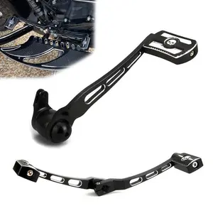 Skull Head Brake Arm Kit Shift Lever with Shifter Pegs foot control kits for Harley Touring 2014-up Road Glide 2008-2009 Electra Glide Highway King FLHFB 2023