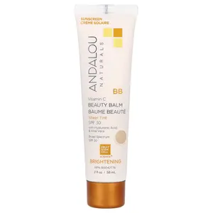 Andalou Naturals Vitamin C BB Beauty Balm, SPF 30, Sheer Tint, 2 fl oz (58 ml)
