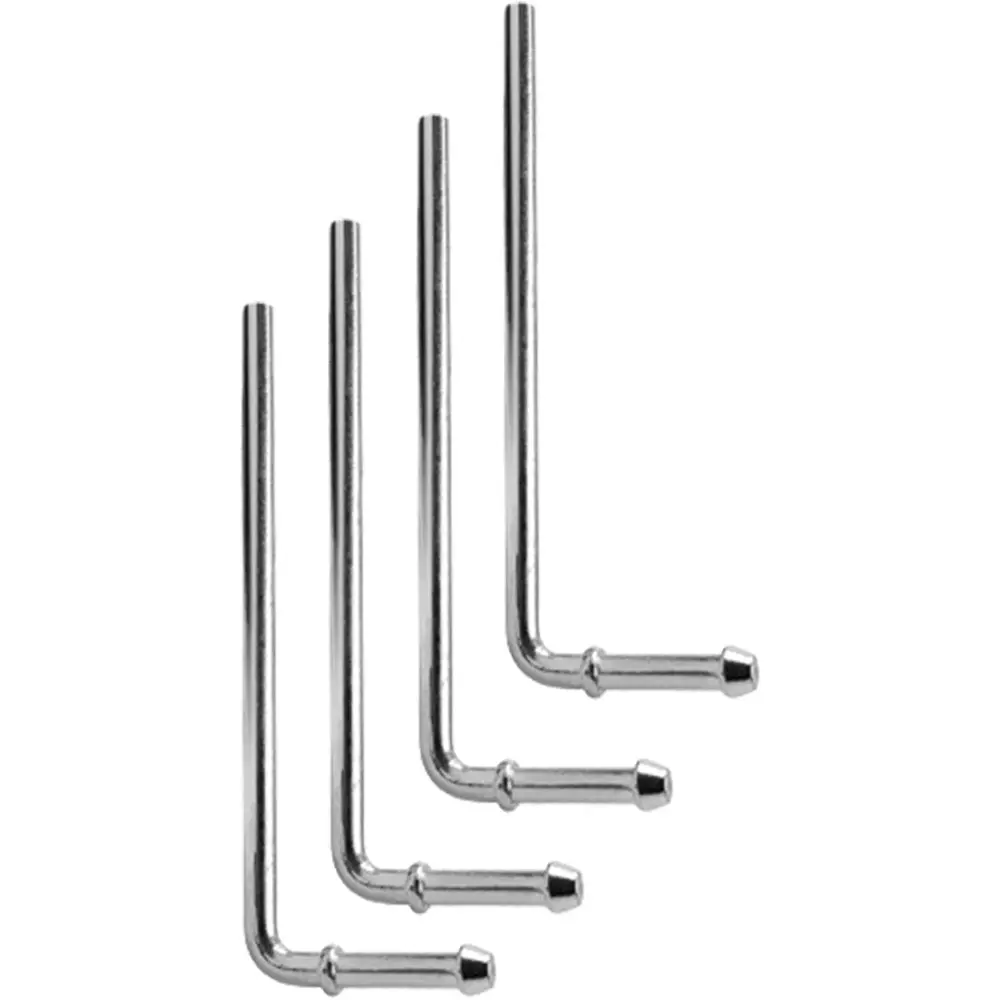 90° Bend Universal Exhaust Hanger Rods Kit - 4 Pack, Adjustable Mild Steel Zinc Plated, 7.67" Length, 8" Weld Bracket, DIY Fit for Wide Range of Exhaust Pipes, Length 7.67"