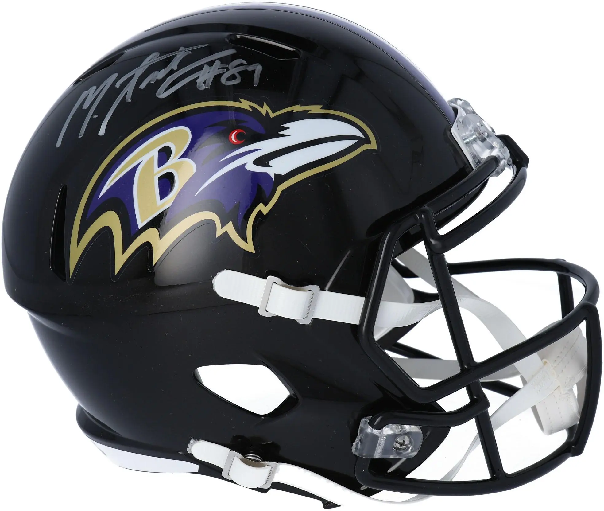 Mark Andrews Baltimore Ravens Autographed Riddell Speed Replica Helmet - Fanatics Authentic Certified