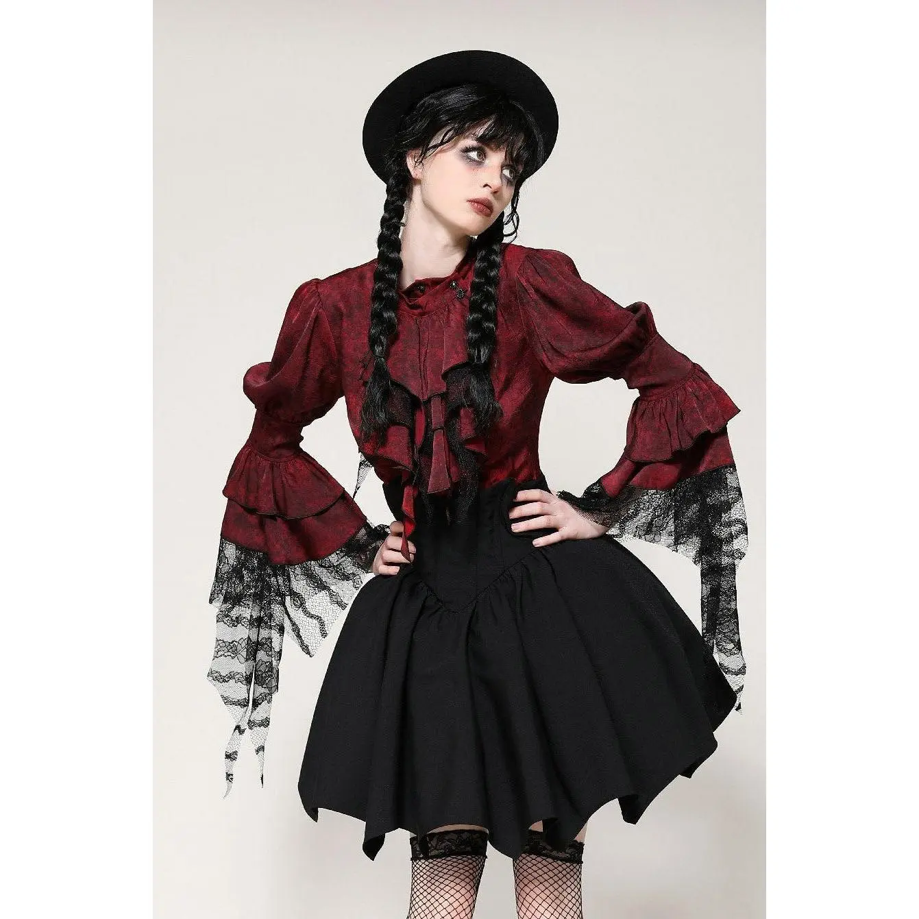 Bloody Valentine Ruffled Blouse