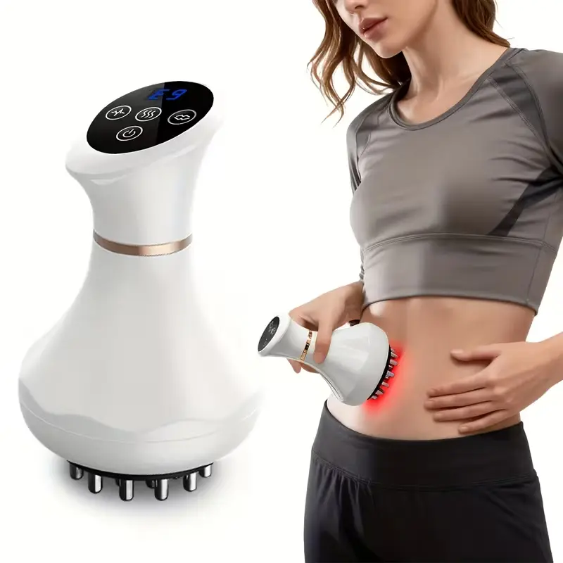 [Renhui] Portable Electric Meridian Brush, Rechargeable Electric Meridian Massager, Handheld Massage Tools for Relaxation, Great Gift for Parents full body comfort massager