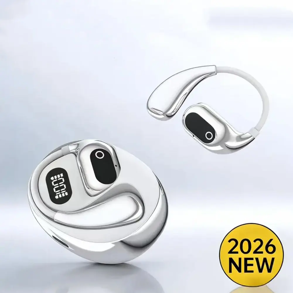 2026 New Permanent TWS Earbuds - Digital LED Power Display In-Ear Audio Electronics, Ultra Long Battery Life, Built-In HD Microphone, Deep Bass Stereo Sound, Type-C Fast Charging Case, Headphones for Music, Gaming, Sports