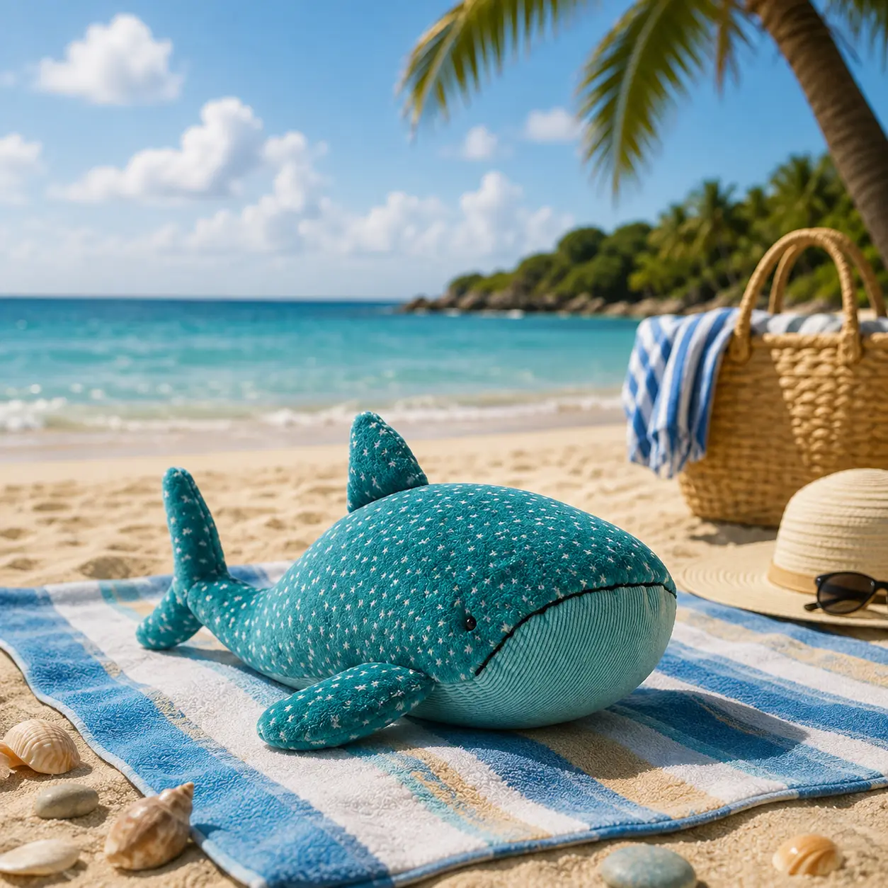 Original Jellycat Sullivan Sperm Whale Plush –  Soft Whale Plushie, Sea Animal Stuffed Toy, Collectible Gift.