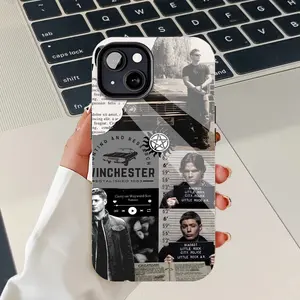 Supernatural Dean Sam Winchester Impala Mobile iphone case. PBT+TPU Impact-Resistant Two-Layer Protective Case, Fits iPhone 16/15/14/13/12/11 Pro Max/Plus