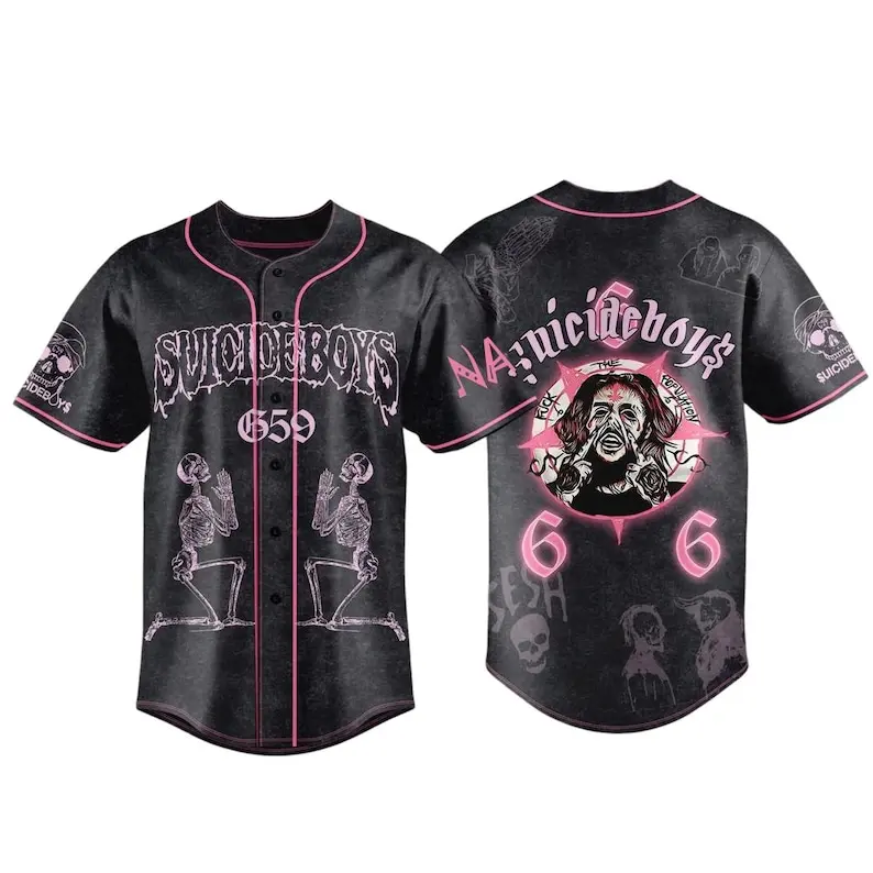 Ver 2 Suicideboy G59 Baseball Jersey, Greyday Tour Shirt, City Morgue Tshirt, Music Tour 2026 Gift